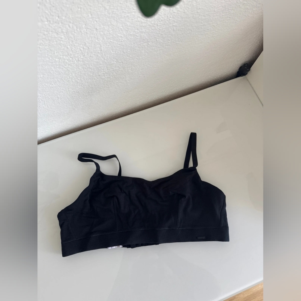 New Look Black Crop Top, S